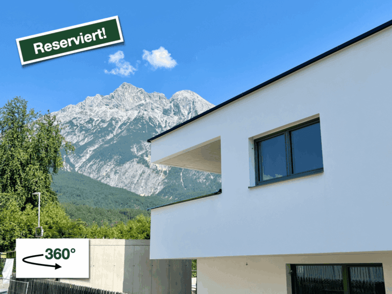 Reserviert! Hochwertige 3-Zimmer-Neubauwohnung mit Carport & Balkon in zentraler Lage von Telfs