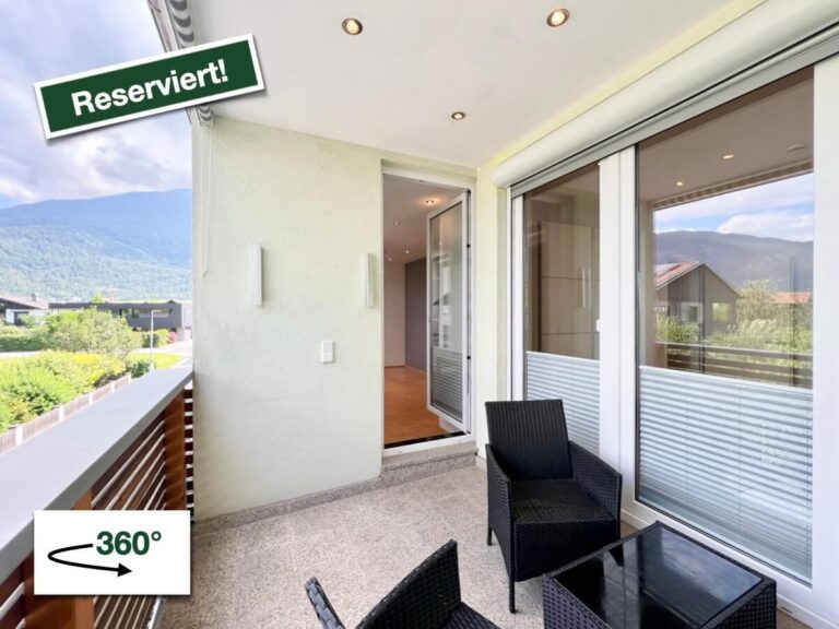 Reserviert! – Stilvoll wohnen in Inzing: 2-Zimmer-Wohnung mit Loggia zu mieten!