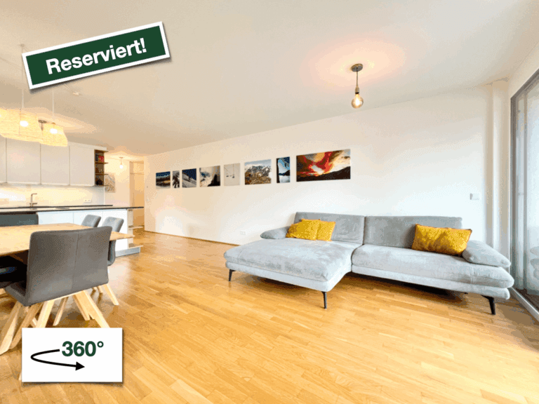 Reserviert! Hochwertige 3-Zimmer-Wohnung in kleiner Wohnanlage in Absam